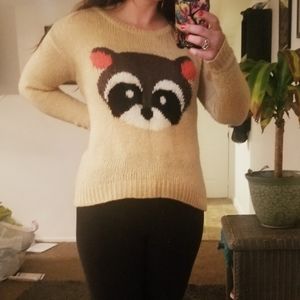 Raccoon Animal sweater